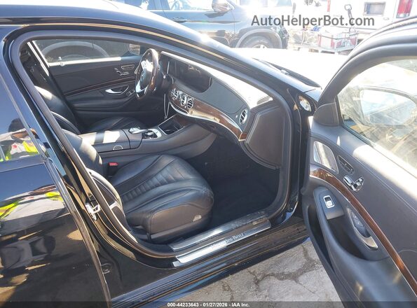 WDDUG8DB6KA482922 2019 MERCEDES-BENZ S-CLASS Черный Вид салона спереди