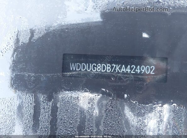WDDUG8DB7KA424902 2019 MERCEDES-BENZ S-CLASS Gray 