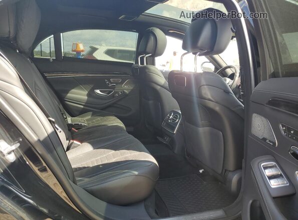 WDDUG8DB7KA448925 2019 MERCEDES-BENZ S Black Vista de los asientos traseros