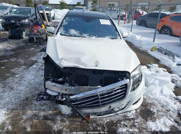 WDDUG8FB1HA320668 2017 MERCEDES-BENZ S-CLASS White Widok wnętrza z tyłu