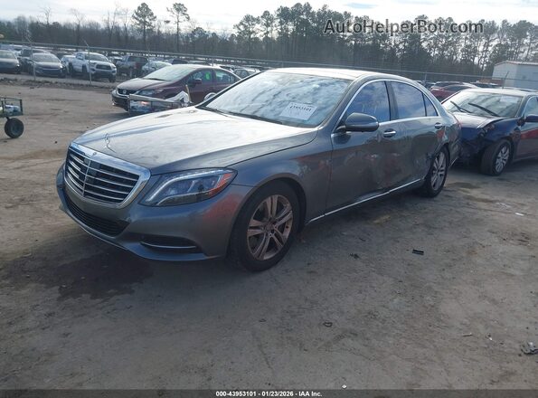 WDDUG8FB5HA314338 2017 MERCEDES-BENZ S-CLASS Gray Առջևի ձախ երեք քառորդ տեսարան
