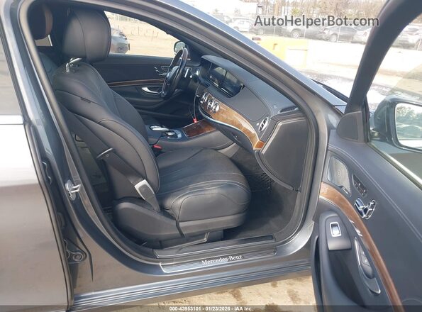 WDDUG8FB5HA314338 2017 MERCEDES-BENZ S-CLASS Gray Սալոնի դիմացի տեսք