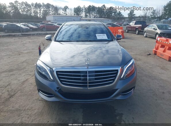 WDDUG8FB5HA314338 2017 MERCEDES-BENZ S-CLASS Gray Առջևի վահանակի տեսք