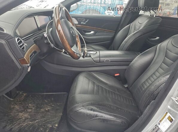 WDDUG8FB6GA210584 2016 MERCEDES-BENZ S Серебряный Вид салона спереди