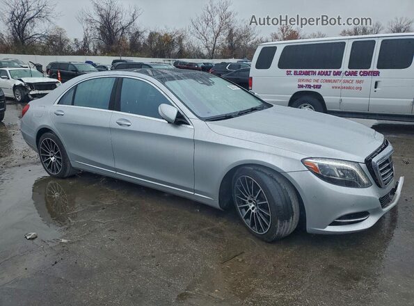 WDDUG8FB6GA210584 2016 MERCEDES-BENZ S Серебряный Передняя правая четверть