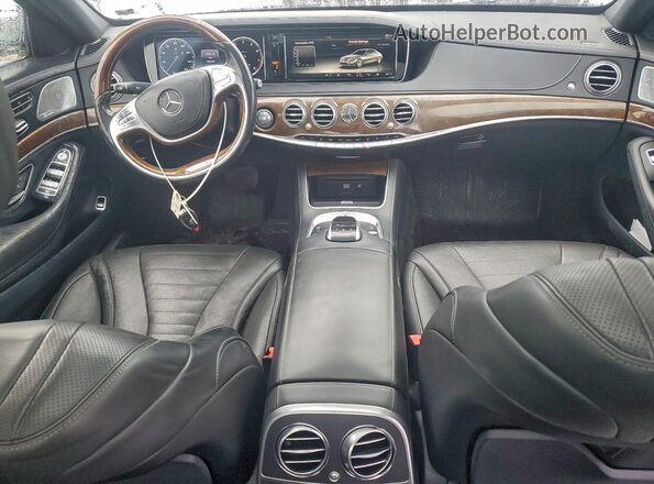 WDDUG8FB6GA210584 2016 MERCEDES-BENZ S Серебряный Вид панели приборов