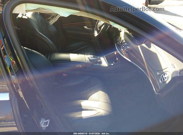 WDDUG8FB8GA269975 2016 MERCEDES-BENZ S-CLASS Black Vista interior delantera