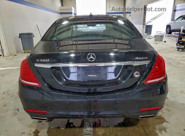 WDDUG8FB8HA336561 2017 MERCEDES-BENZ S Черный Вид сзади