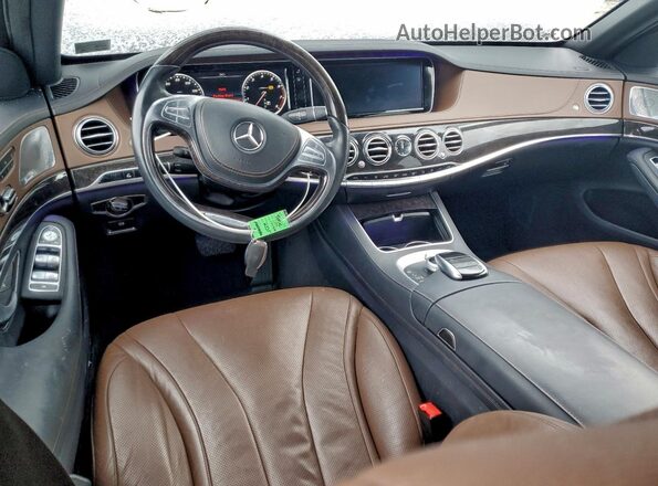 WDDUG8FB8HA336561 2017 MERCEDES-BENZ S Черный Вид панели приборов