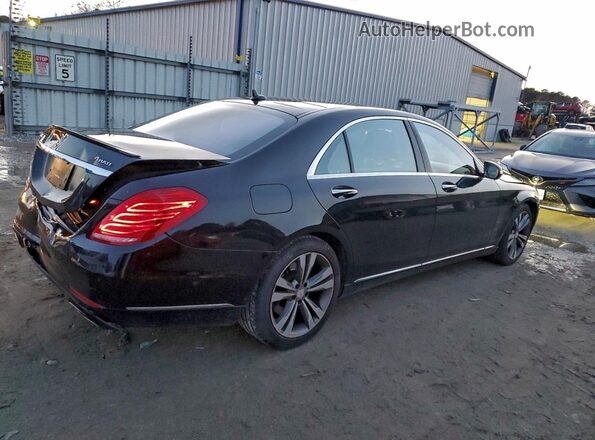 WDDUG8FB9GA235477 2016 MERCEDES-BENZ S Черный Задняя правая четверть