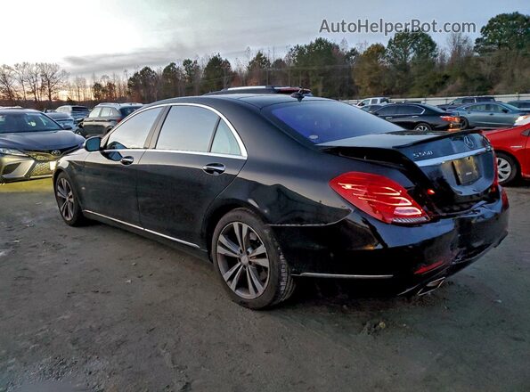 WDDUG8FB9GA235477 2016 MERCEDES-BENZ S Черный Задняя левая четверть