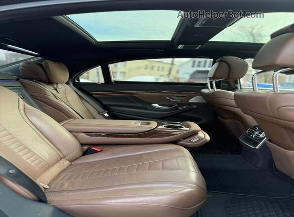 WDDUG8FBXHA324122 2017 MERCEDES-BENZ S Black Vista trasera