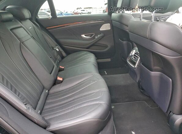 WDDUG8JB2KA464521 2019 MERCEDES-BENZ S Black Вид задніх сидінь