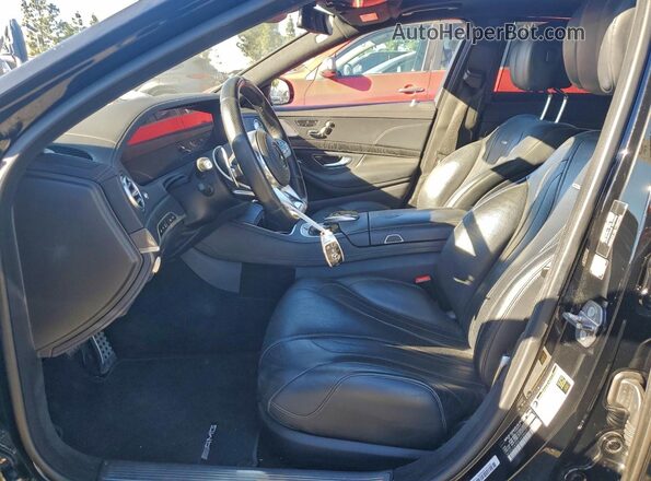 WDDUG8JB8KA438697 2019 MERCEDES-BENZ S Черный Вид салона спереди
