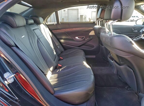 WDDUG8JB8KA438697 2019 MERCEDES-BENZ S Черный Вид задних сидений