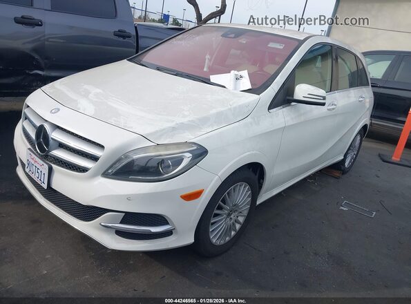 WDDVP9AB6GJ008930 2016 MERCEDES-BENZ B 250E White Передня ліва чверть