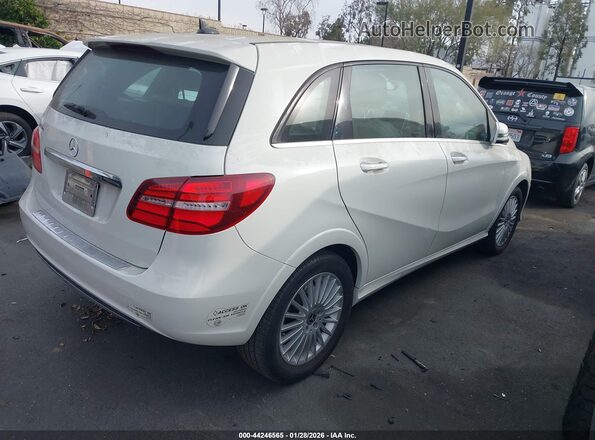 WDDVP9AB6GJ008930 2016 MERCEDES-BENZ B 250E White Задня права чверть