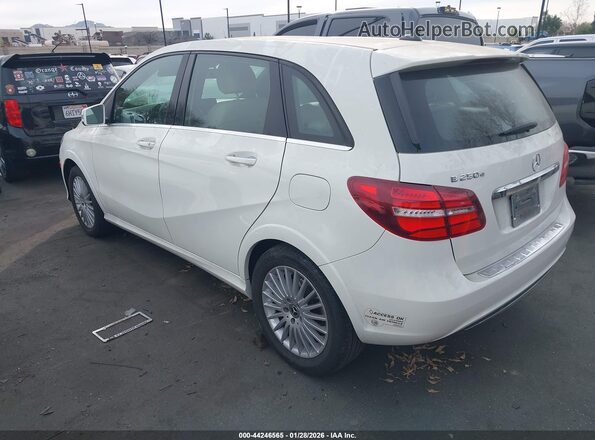 WDDVP9AB6GJ008930 2016 MERCEDES-BENZ B 250E White Задня ліва чверть