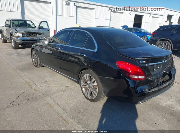 WDDWF4JB1JR322956 2018 MERCEDES-BENZ C-CLASS Black Задня ліва чверть