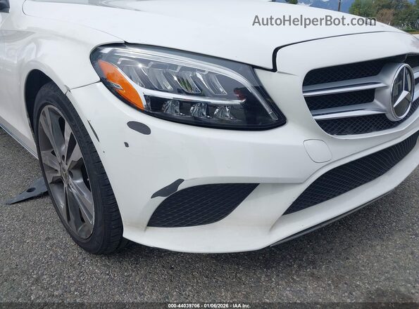 WDDWF8DB1LR528557 2020 MERCEDES-BENZ C-CLASS White წინა ხედი
