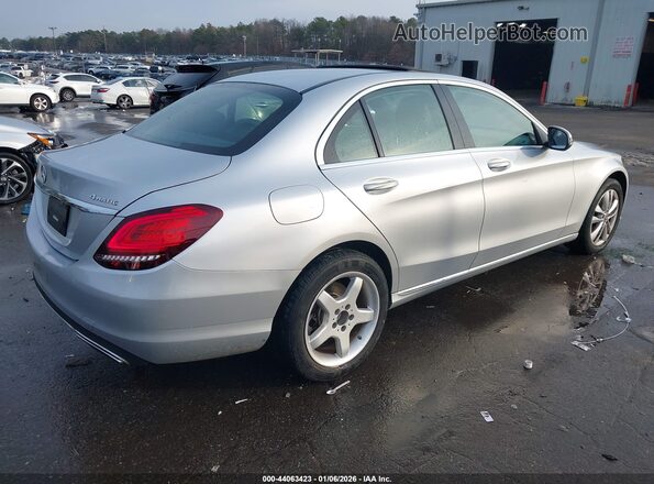 WDDWF8EB6KR516241 2019 MERCEDES-BENZ C-CLASS Серебряный Задняя правая четверть