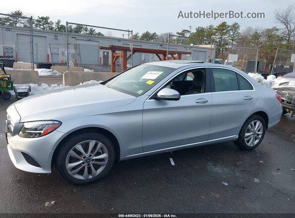 WDDWF8EB6KR516241 2019 MERCEDES-BENZ C-CLASS Серебряный Вид спереди