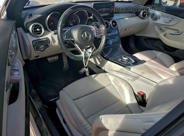 WDDWJ4KB6JF670668 2018 MERCEDES-BENZ C White Vista del salpicadero