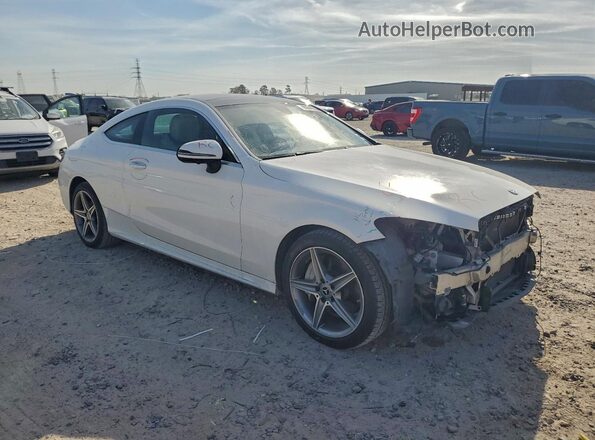 WDDWJ4KB6JF670668 2018 MERCEDES-BENZ C White Delantero derecho