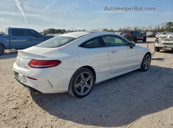 WDDWJ4KB6JF670668 2018 MERCEDES-BENZ C White Trasero derecho