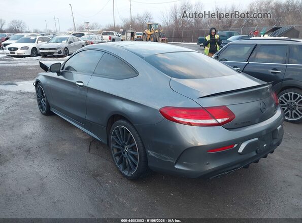 WDDWJ6EB2JF669945 2018 MERCEDES-BENZ AMG C 43 Gray Tył lewy