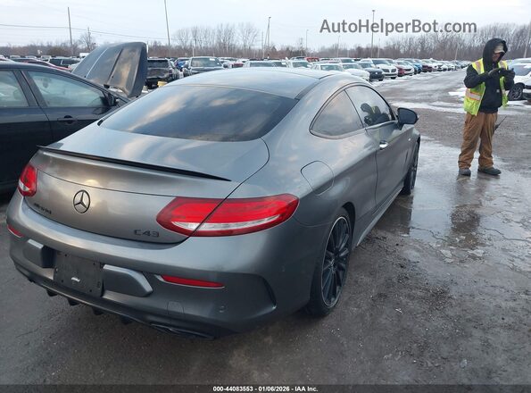 WDDWJ6EB2JF669945 2018 MERCEDES-BENZ AMG C 43 Gray Tył prawy