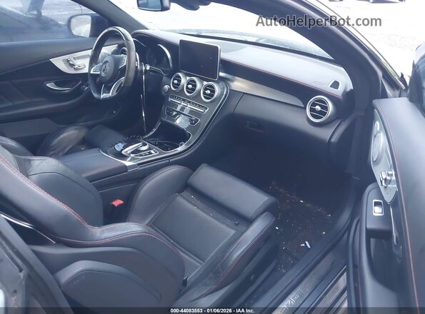 WDDWJ6EB2JF669945 2018 MERCEDES-BENZ AMG C 43 Gray Widok wnętrza z przodu