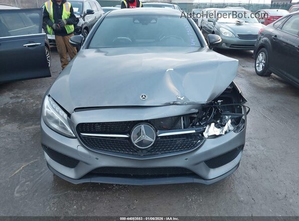WDDWJ6EB2JF669945 2018 MERCEDES-BENZ AMG C 43 Gray Widok zestawu wskaźników