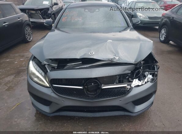 WDDWJ6EB2JF669945 2018 MERCEDES-BENZ AMG C 43 Gray Widok z przodu