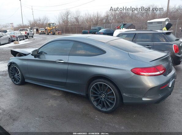 WDDWJ6EB2JF669945 2018 MERCEDES-BENZ AMG C 43 Gray Widok wnętrza 360 stopni