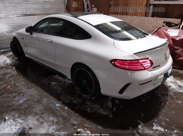 WDDWJ6EB6KF848099 2019 MERCEDES-BENZ AMG C 43 White Tył lewy
