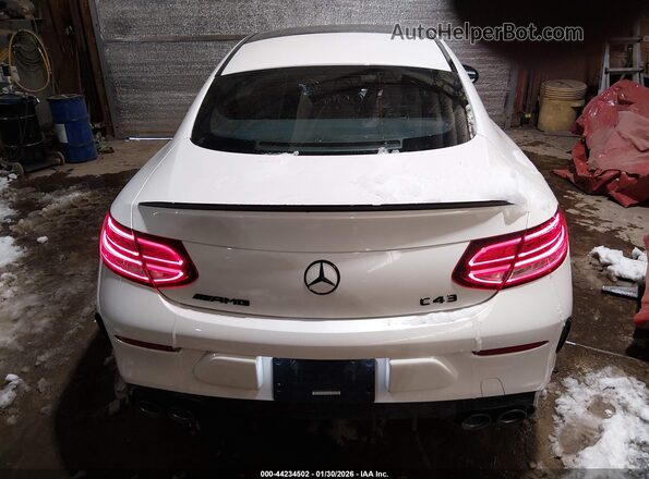 WDDWJ6EB6KF848099 2019 MERCEDES-BENZ AMG C 43 White 