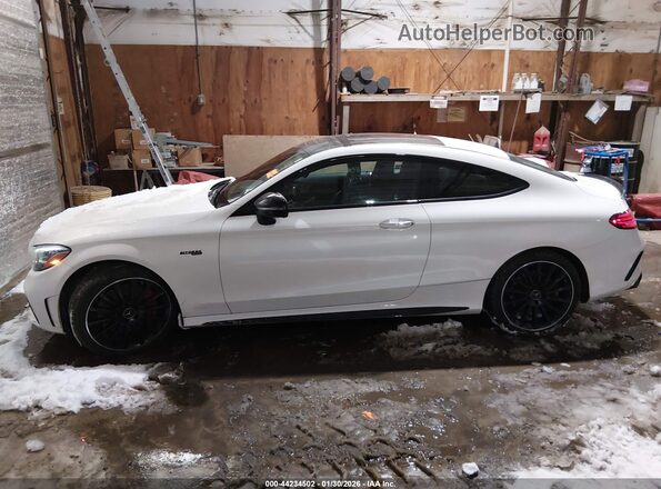 WDDWJ6EB6KF848099 2019 MERCEDES-BENZ AMG C 43 White Widok wnętrza 360 stopni