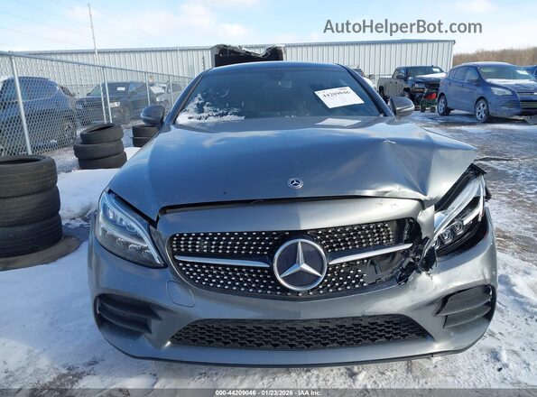 WDDWJ8EB5KF832116 2019 MERCEDES-BENZ C-CLASS Gray Instrument cluster view