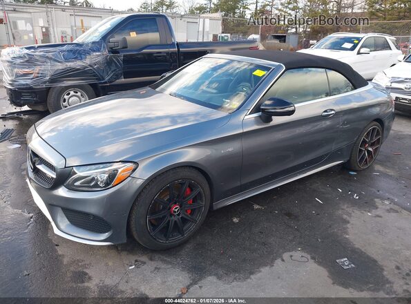 WDDWK6EB0HF544854 2017 MERCEDES-BENZ AMG C 43 Gray Vista tres cuartos delantera izquierda