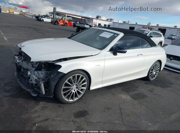 WDDWK6EB8KF801489 2019 MERCEDES-BENZ AMG C 43 White 360 interior view