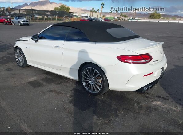 WDDWK6EB8KF801489 2019 MERCEDES-BENZ AMG C 43 White Rear left