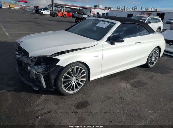 WDDWK6EB8KF801489 2019 MERCEDES-BENZ AMG C 43 White Front left