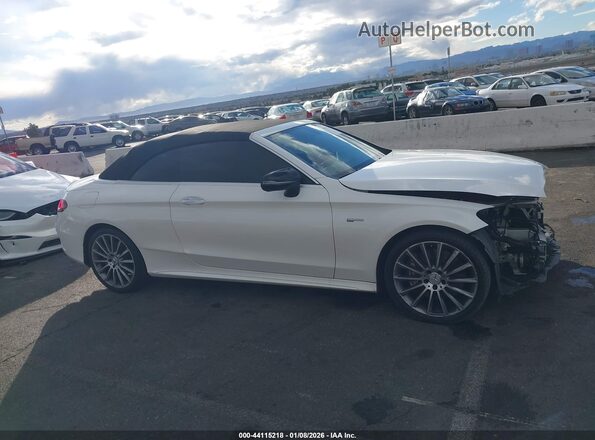 WDDWK6EB8KF801489 2019 MERCEDES-BENZ AMG C 43 White Rear interior view