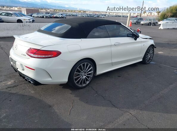 WDDWK6EB8KF801489 2019 MERCEDES-BENZ AMG C 43 White Rear right