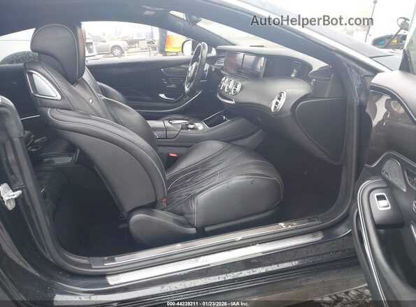 WDDXJ7JB7GA012354 2016 MERCEDES-BENZ AMG S 63 Черный Вид салона спереди