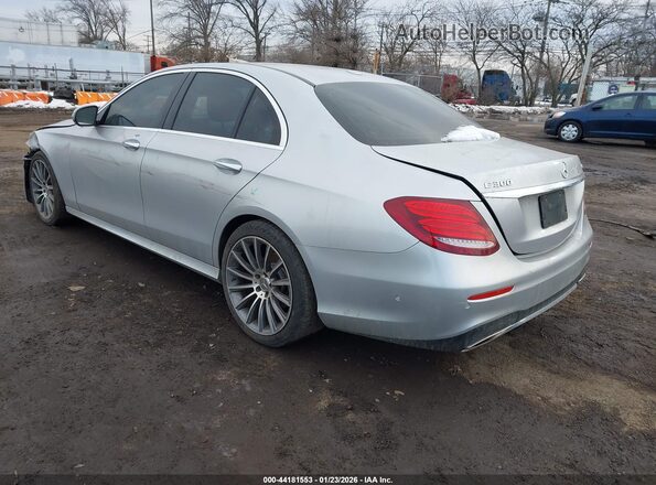 WDDZF4KB5HA022387 2017 MERCEDES-BENZ E-CLASS Серебряный Задняя левая четверть