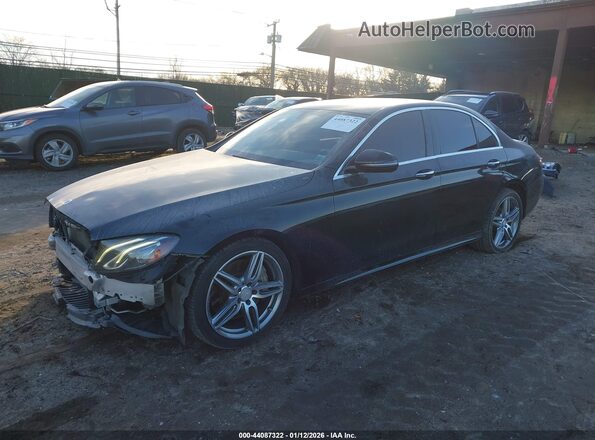 WDDZF4KB6HA059609 2017 MERCEDES-BENZ E-CLASS Black Przód lewy