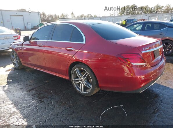 WDDZF4KB8JA344835 2018 MERCEDES-BENZ E-CLASS Maroon Задня ліва чверть
