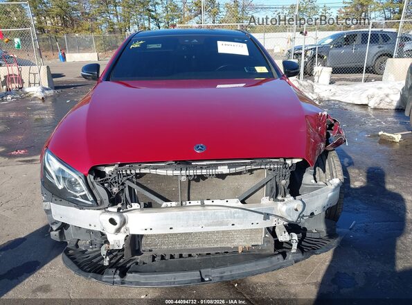 WDDZF4KB8JA344835 2018 MERCEDES-BENZ E-CLASS Maroon Вид задньої частини салону